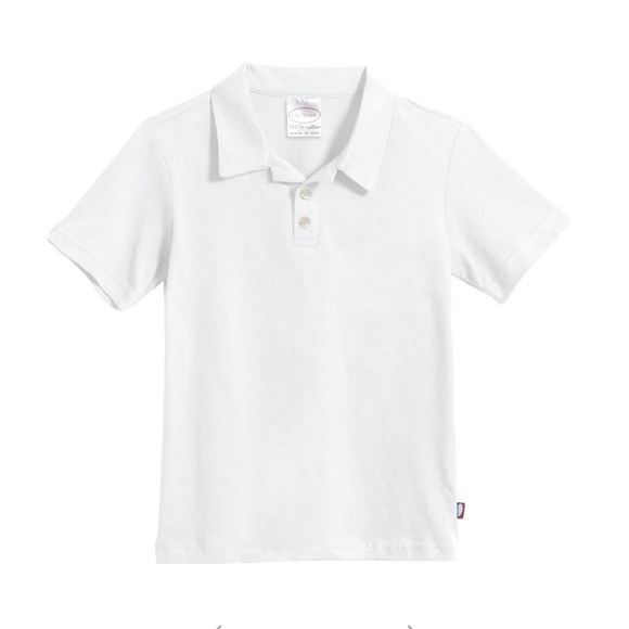 City Threads Boys White Polo Shirt - Picture 1 of 5